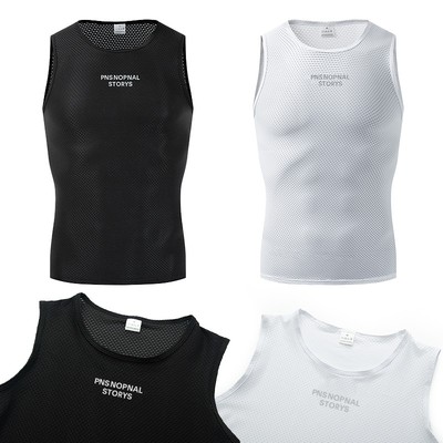 PAS运动背心自行车内衣排汗透气速干衣网眼背心骑行服紧身内搭衣