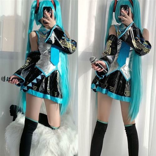 初音未来cos服儿童MIKU公式服初音衣服未来初音cosplay服装JK套装