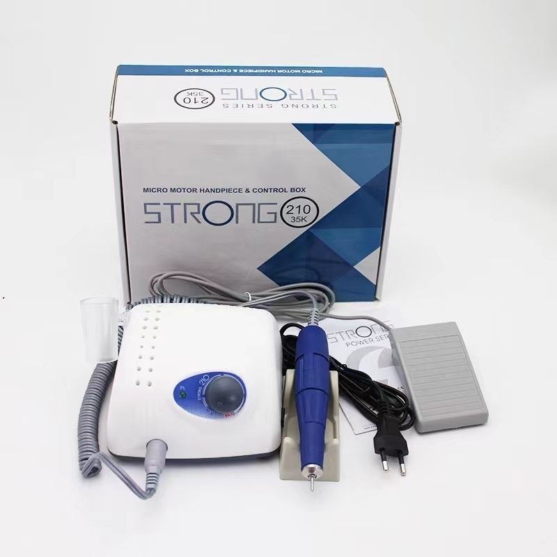 35000转美甲打磨机磨甲器STRONG 210指甲修甲雕刻玉石电动抛光机