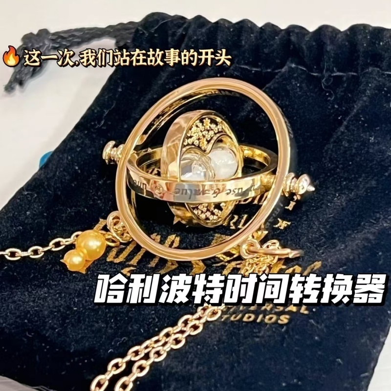 周边时间转换器徽章项链猫头鹰生日礼物名创品优哈利波特