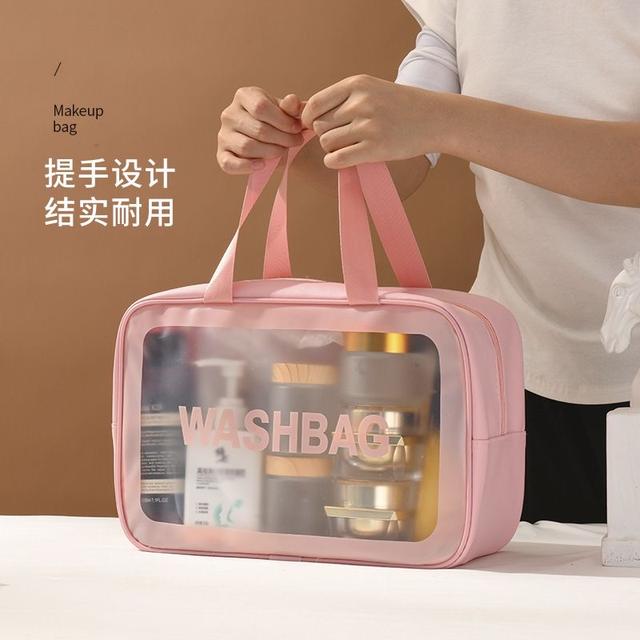 洗漱包单层便携新款化妆包旅行防水透明化妆品大容量透明收纳包