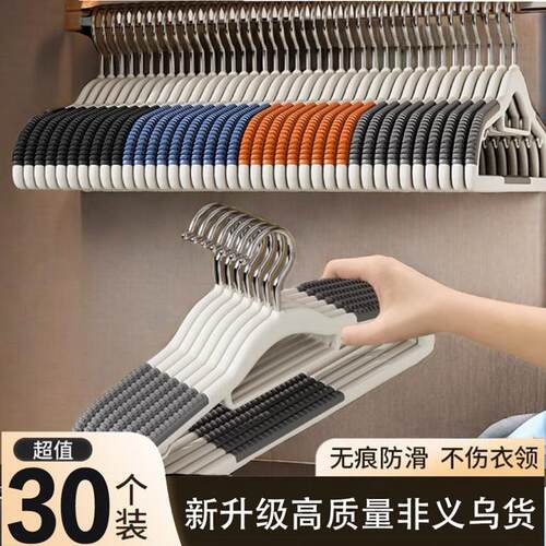 【非义乌货】高品质衣架学生宿舍收纳防风防滑加厚承重开学季