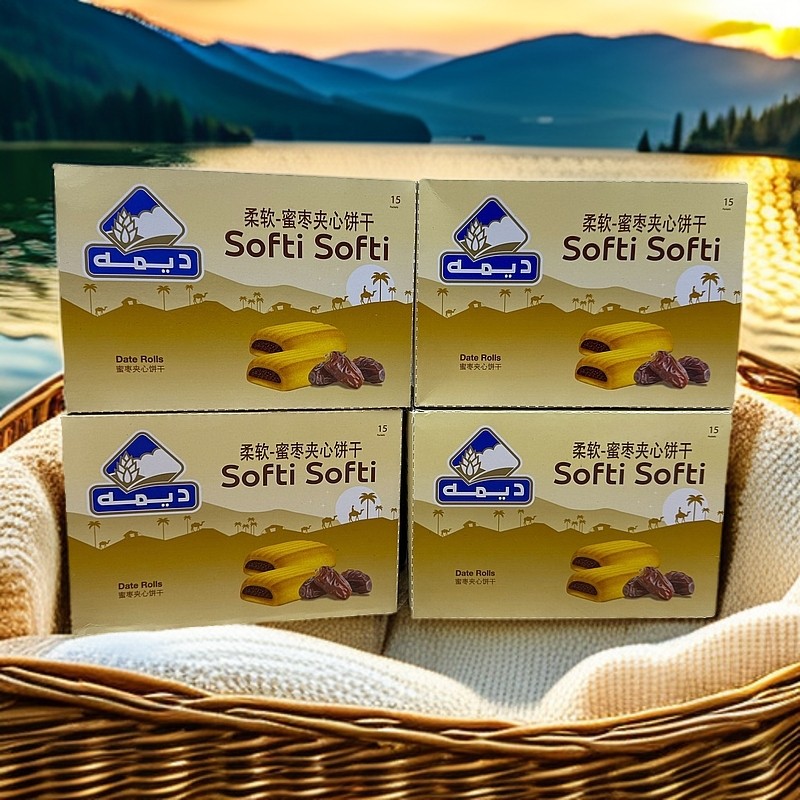 Softi-Softi* 蜜枣夹心饼干*21克15个*4盒 迈哈穆特Mahmood巴扎