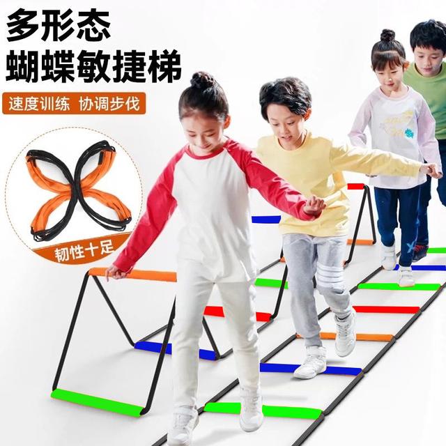 多功能蝴蝶折叠梯敏捷梯体能测试训练跨栏架户外室内运动健身器材