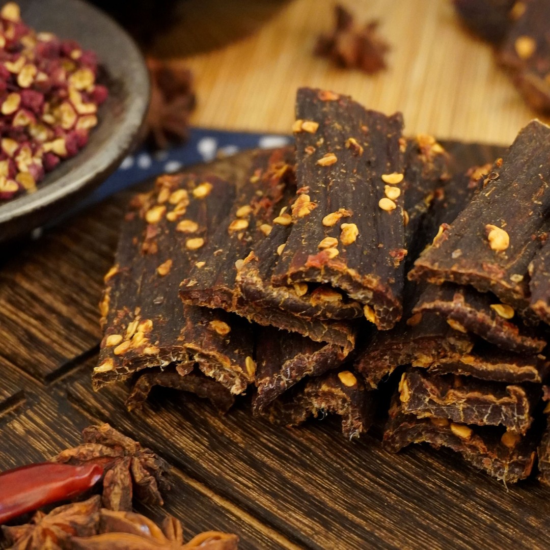 正宗川味手撕9成风干牛肉干超干麻辣香辣五香即食耐嚼休闲零食