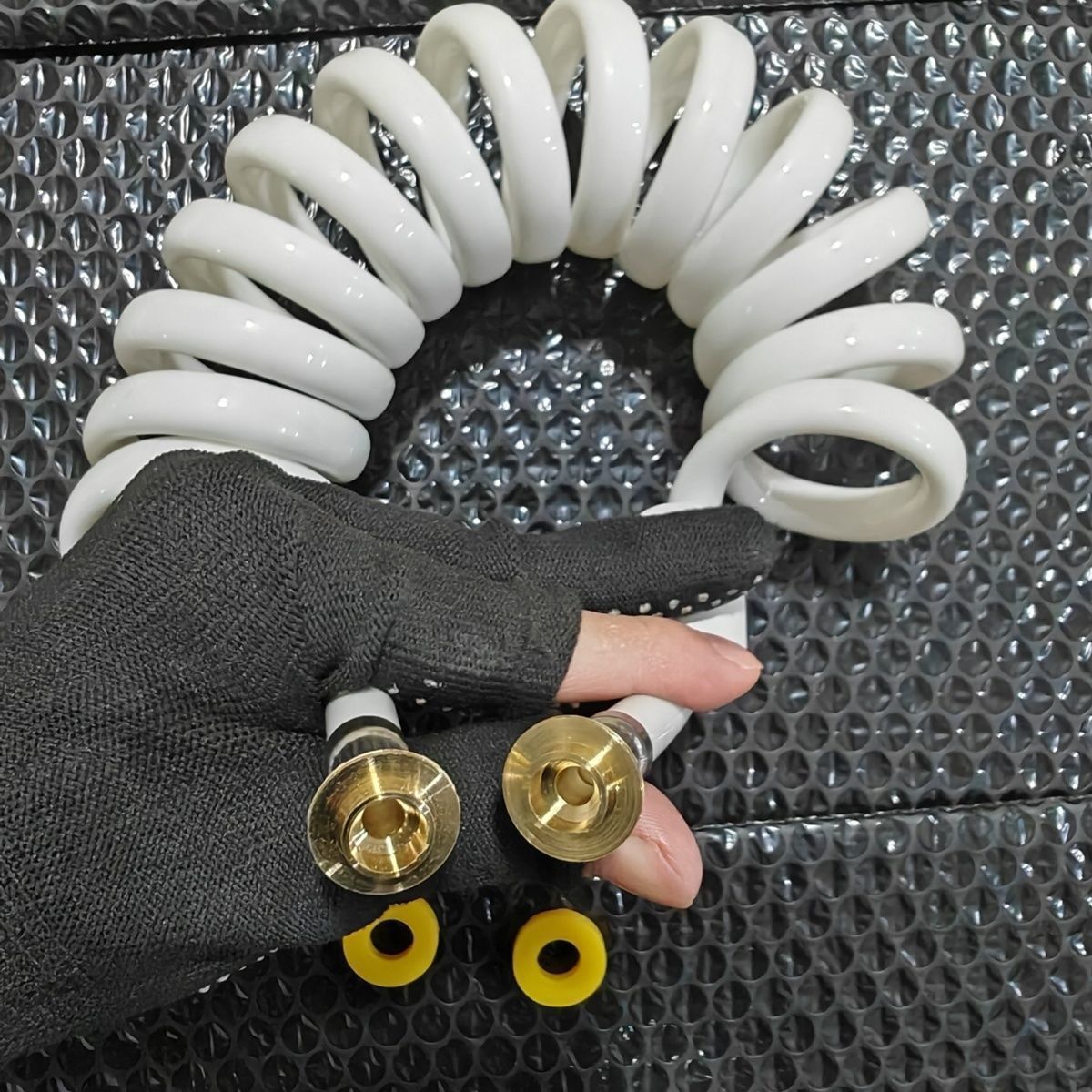 马桶流量喷枪软管水管弹簧淋浴花洒防爆电话线喷头伸缩弹力进水管