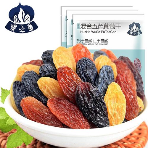 蜜之番混合五色葡萄干 125g*8袋