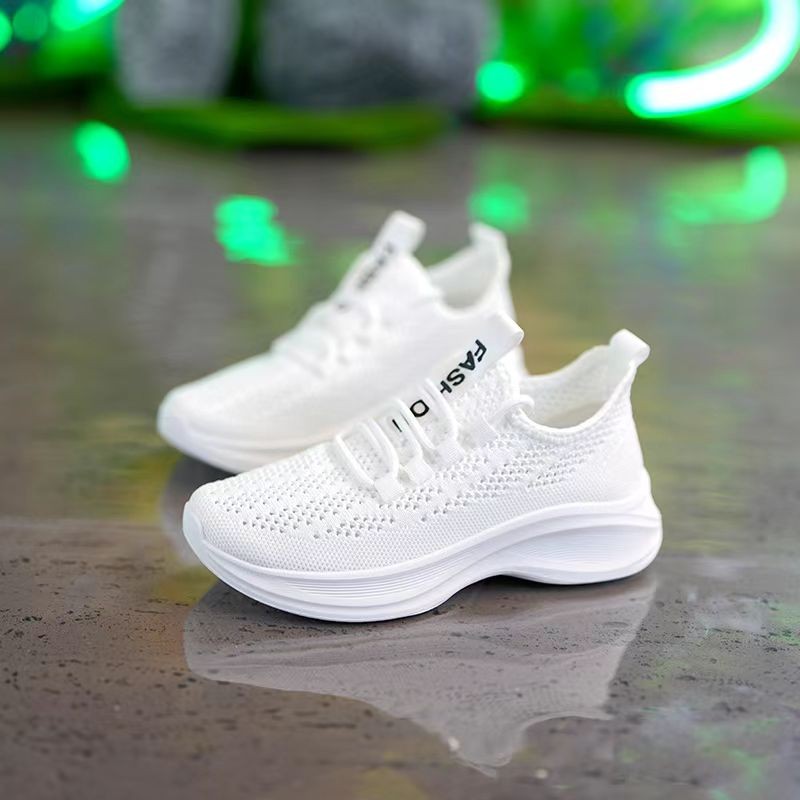 新款夏季透气镂空运动鞋网面休闲轻便减震女鞋防滑跑步软底网鞋潮