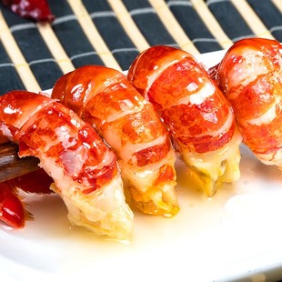 馋者湖北小龙虾尾130粒以内/斤冷冻单冻无冰衣虾尾产地顺丰直发