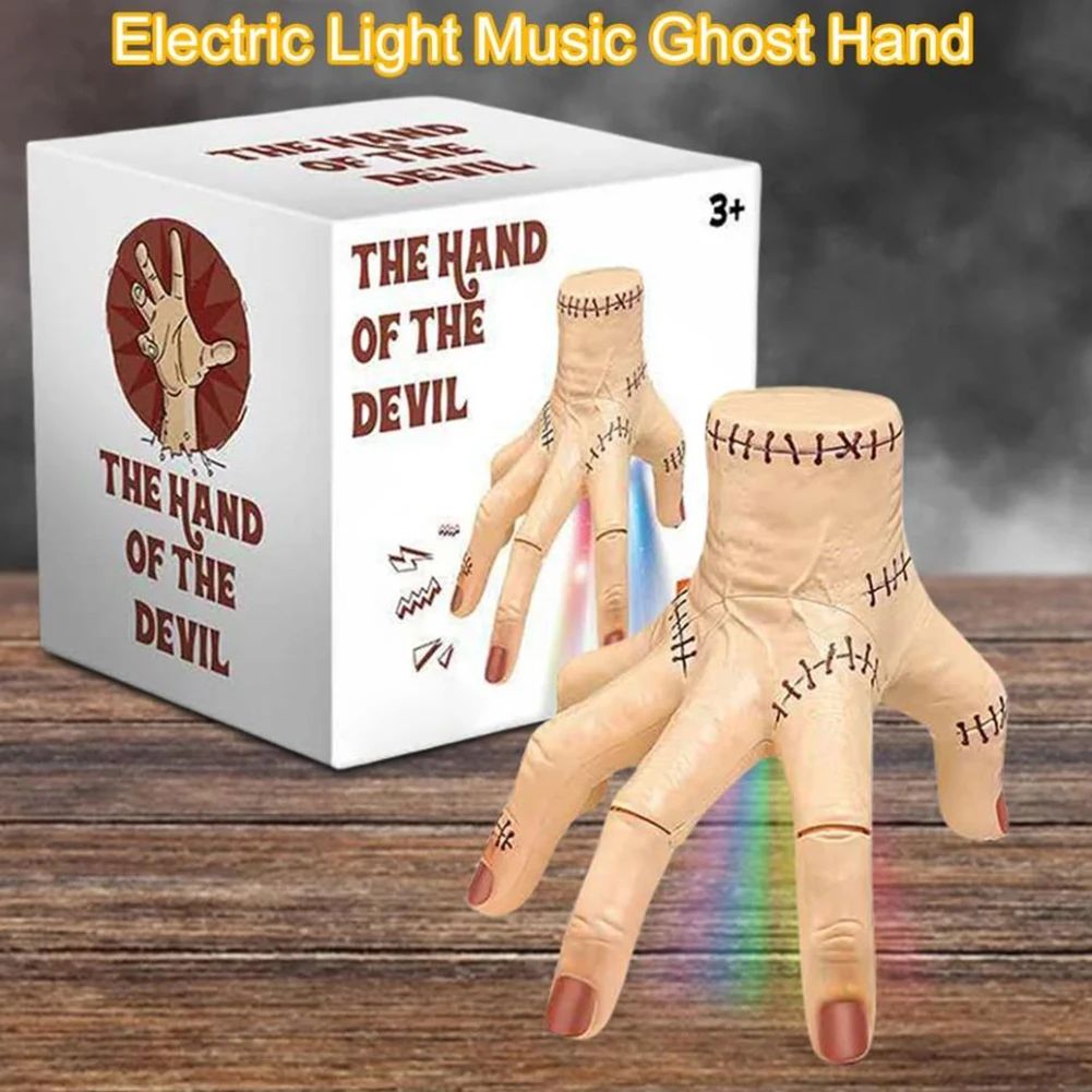 Halloween Electric Crawling Hand with Sound Light Walking Fa