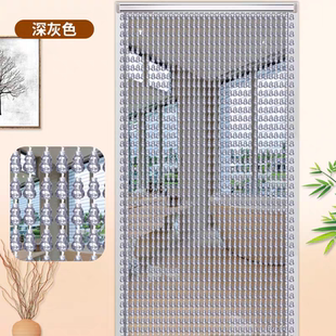 门帘防蚊串珠玄关葫芦塑料水晶珠帘隔断卧室免打孔厕所客厅卫生