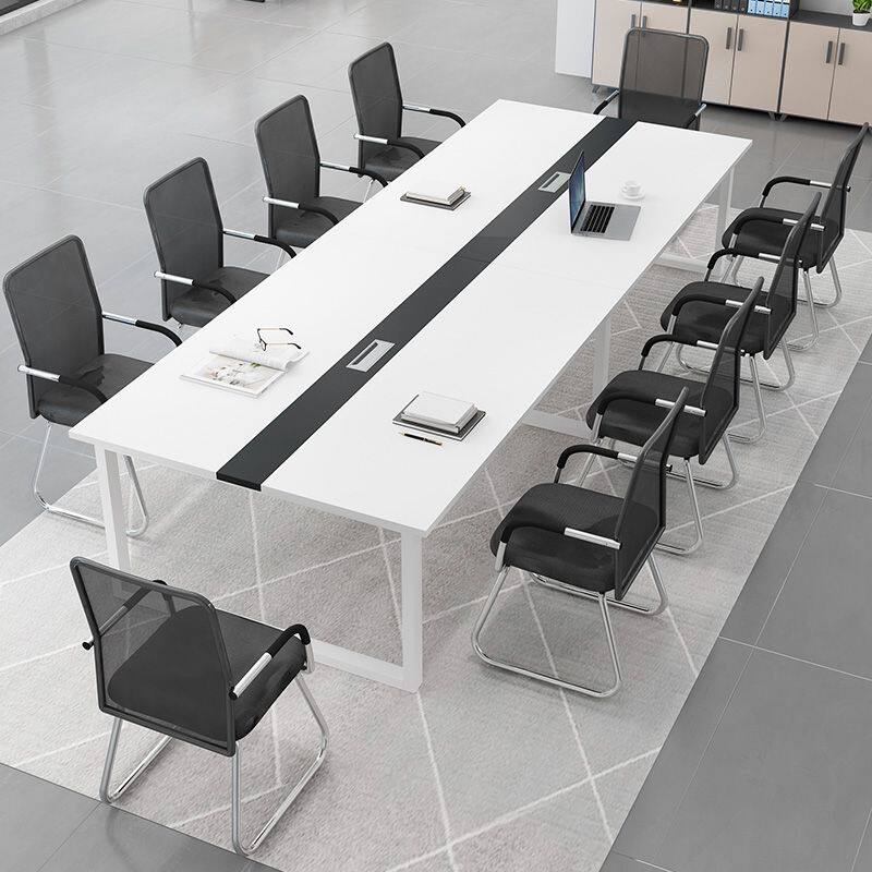 会议桌长桌简约现代办公桌椅组合会议室长条桌子工作台培训员工位