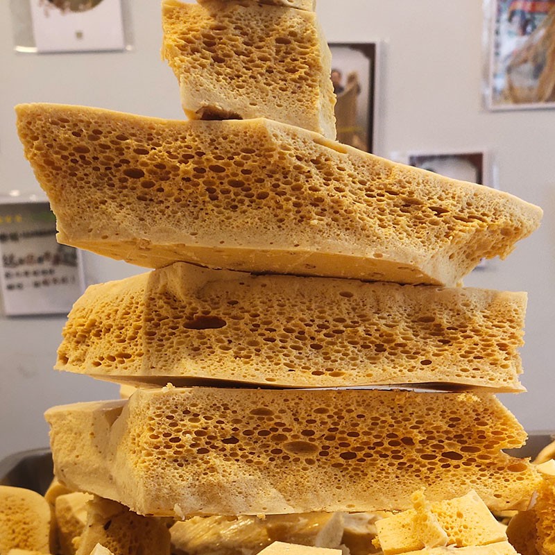 卡美罗焦糖风味蜂窝糖儿时回忆酥脆香甜120克/袋自制咖啡零食