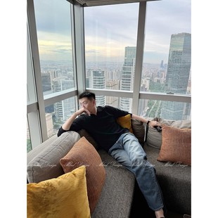 韩国进口MBNL-F「松针羊绒」秦磊男装绵羊毛混纺菠萝花织法长袖LL