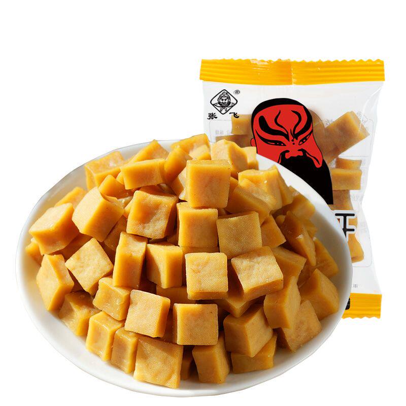 张飞豆干颗颗香干小包装重庆五香豆腐干可可香粒粒香豆干零食特产