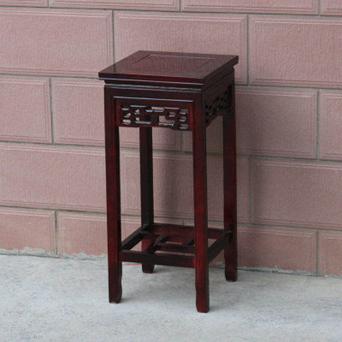 实木花架仿古客厅阳台多层落地仿红木花架四方架子盆景架置物架