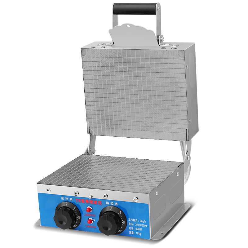 双控脆皮蛋卷机电热蛋卷机摆地摊冰淇淋皮全自动蛋卷机甜筒蛋筒机