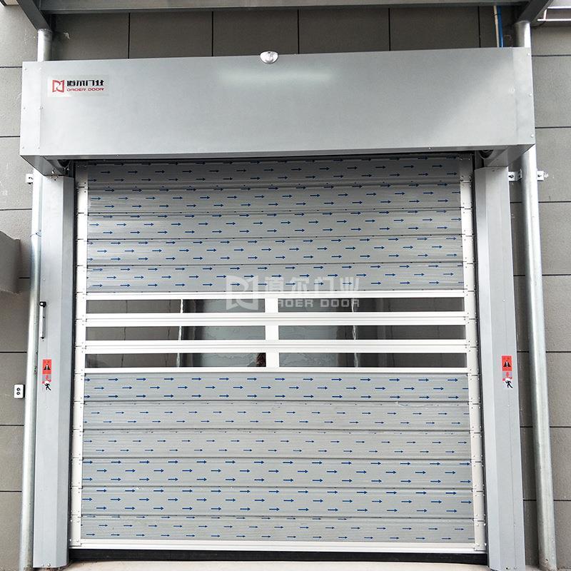 加工定制硬质卷帘门 厂房工业车间仓库卷帘门 铝合金防盗快速闸门