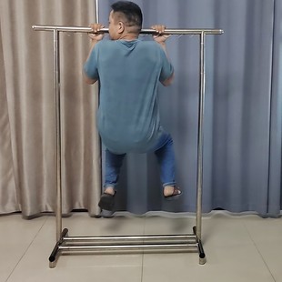 款 万人抢家用衣服架晾衣架落地简约置物阳台卧室加厚加粗款