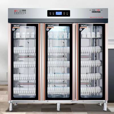 饭店消毒柜大型商用消毒碗柜双单门不锈钢家用立式碗筷密胺餐具