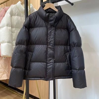爆款黑色羽绒服女短款2025冬季小个子轻薄白鸭绒时尚休闲洋气外套