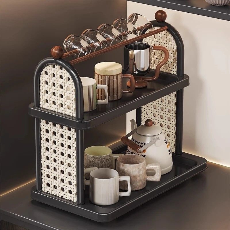 中古置物架杯子收纳架餐桌客厅茶杯家用桌面放水杯玻璃杯咖啡杯,厨房/烹饪用具,碗架,淘宝优惠券,粉丝福利购,淘宝优惠卷