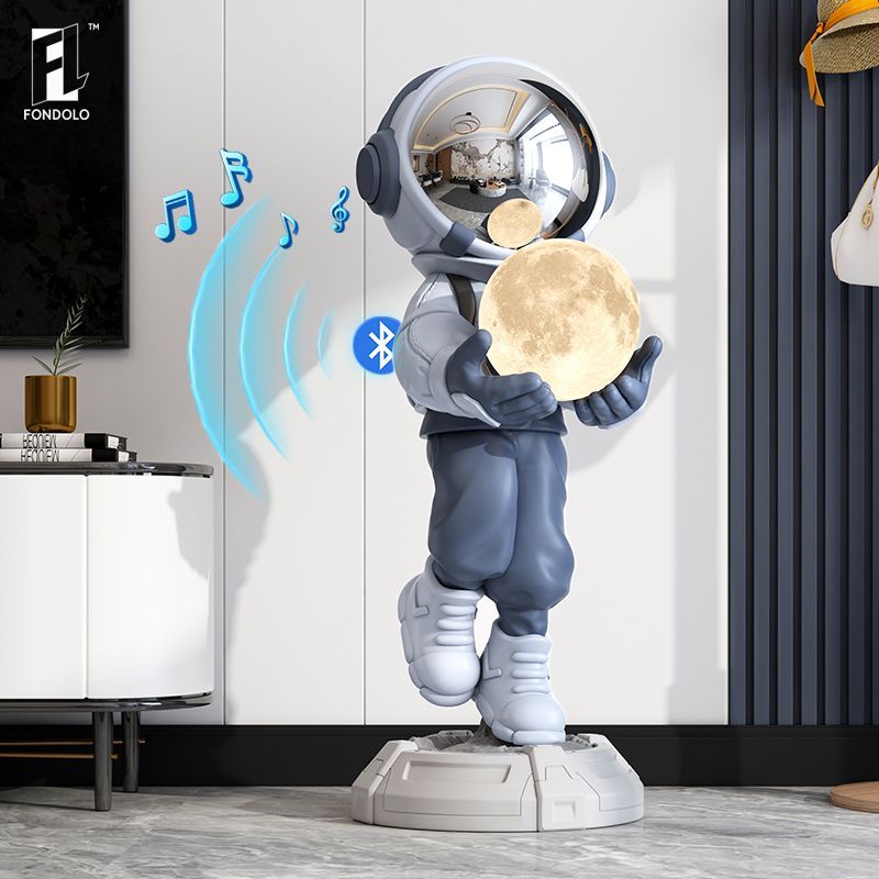 轻奢宇航员落地摆件太空人高档客厅电视柜家居装饰品乔迁生日礼物