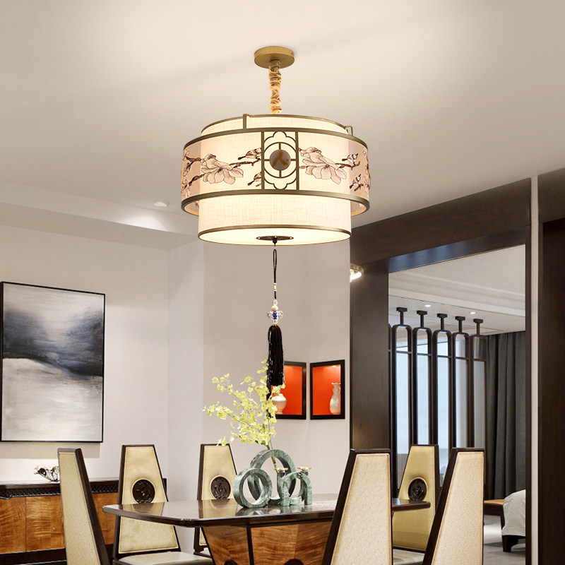 新中式餐饮吊灯圆形火锅店灯具中国风饭店书房茶室餐厅工程吊,家装灯饰光源,酒店/宴会厅/餐饮吊灯,淘宝优惠券,粉丝福利购,淘宝优惠卷