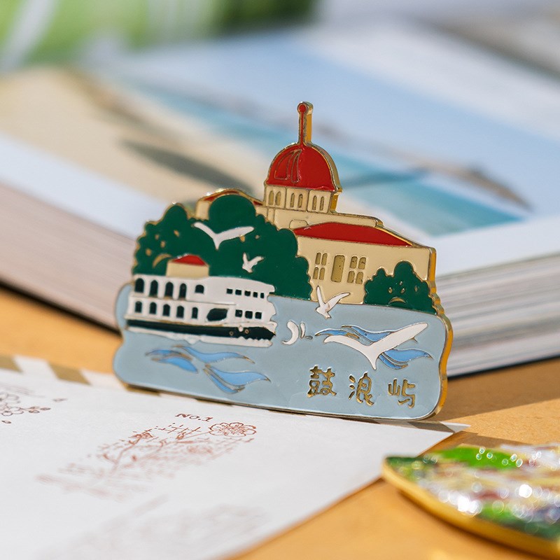 猫的天空之城冰箱贴磁贴厦门福州广州深圳桂林城市2024旅游纪念品