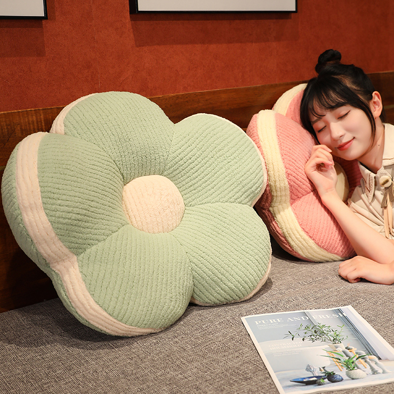 牀头软包大靠背沙发靠垫宿舍牀上花朵牀靠枕头护腰靠枕榻榻米抱枕