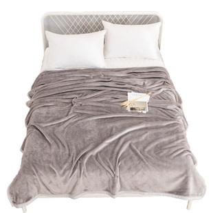 珊瑚绒毯子铺床单人学生宿舍冬季加厚法兰毛毯加绒床单毛绒床上用