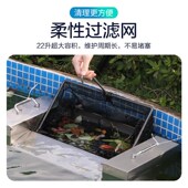 森森格池不锈钢水池吸污器垃圾落叶自动收集器除油膜锦鲤池面吸