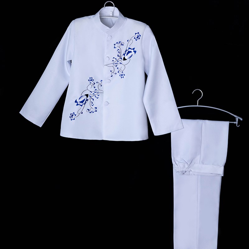 我爱你中国学生合唱服表演服男儿童中山装五四青年装毕业典礼服装