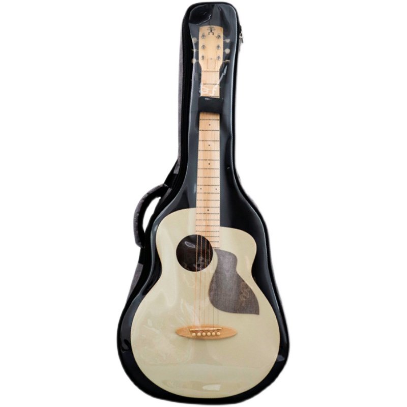 岛屿吉他 透明琴包个性双肩背包加厚琴袋学生软琴盒防撞36-41寸