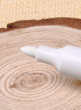 12支 宝克MP2907白色记号笔 美术广告勾线标记小号单头油性马克笔