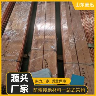铜包钢扁钢40X4 镀铜钢绞线120mm平方 镀铜扁钢50X5 60X6现货