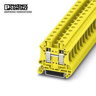 菲尼克斯 接线端子 3046294 一包50个 螺钉黄色直通式