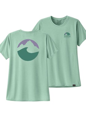 Patagonia巴塔哥尼亚Cap Cool女C1速干透气运动短袖T恤45250