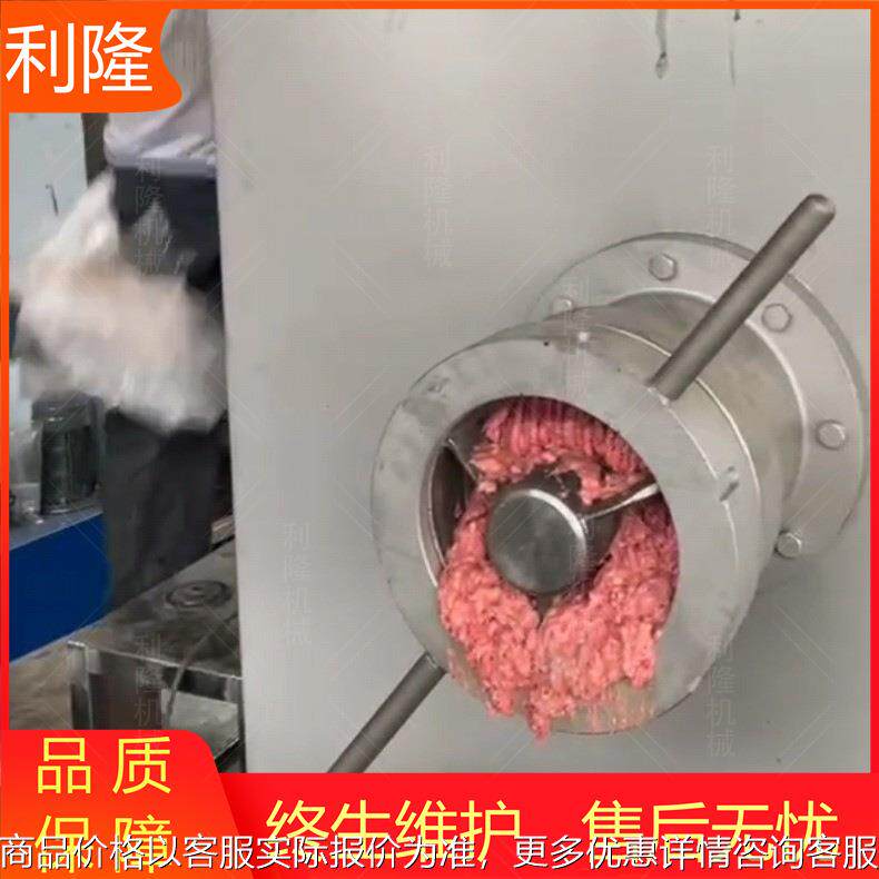 冻板鲜肉破碎机 冷鲜肉切肉机 冷冻肉绞肉绞肉设备 猫粮加工机器