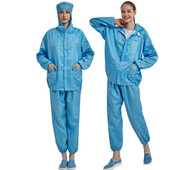 养猪场防护服养殖场防臭防水专用工作服喂猪防尘透气水洗分体带帽