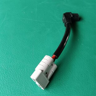 6平方电动车品字插头弯头转xt90安德森qs8-s加粗耐高温电源转换线