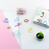 混装 搭配回形针可爱造型彩色曲别针办公用品文具学生书签收纳胸针