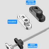 窗户锁扣打孔铝合金纱窗安全防护儿童限位器外推平开窗户推拉门锁