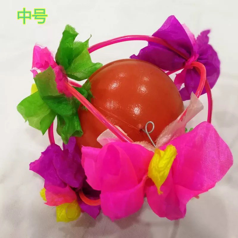 舞狮绣球儿童舞蹈道具舞龙绣球道具成人舞台表演道具南狮北狮游戏