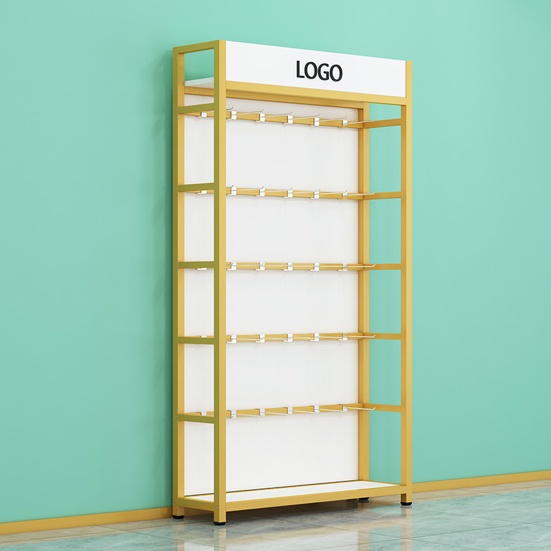 货架展示柜陈列化妆品置物架产品零食样品母婴店超市多层手办柜子