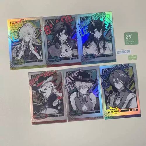 崩坏星穹铁道周边刃饮月君砂金景元波提欧真理医生高颜值镭射小卡