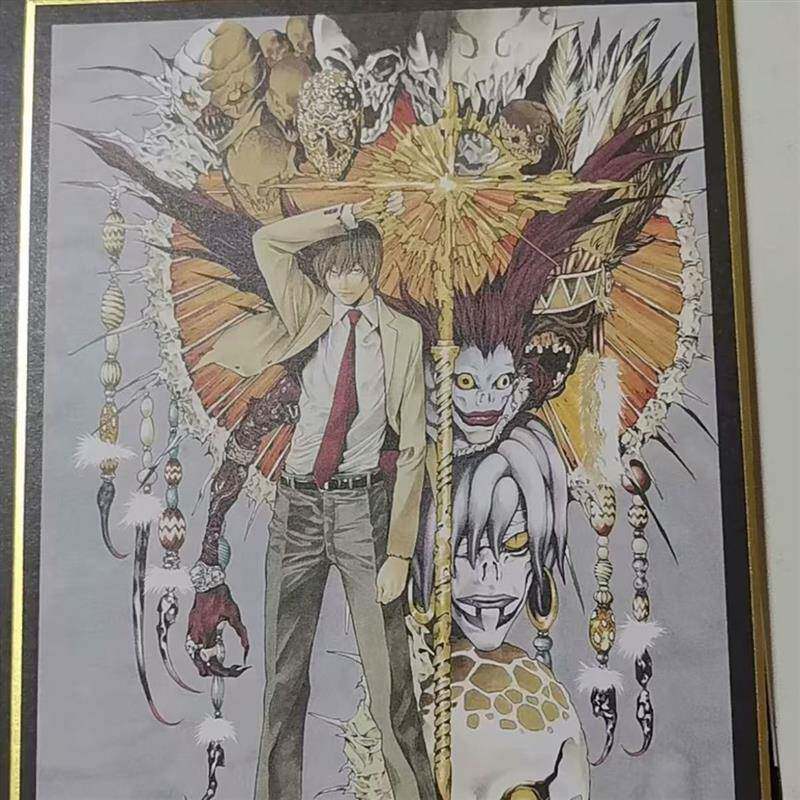 【死亡笔记】 弥海砂misa 月L双人 dn原画展 dn deathnote色纸