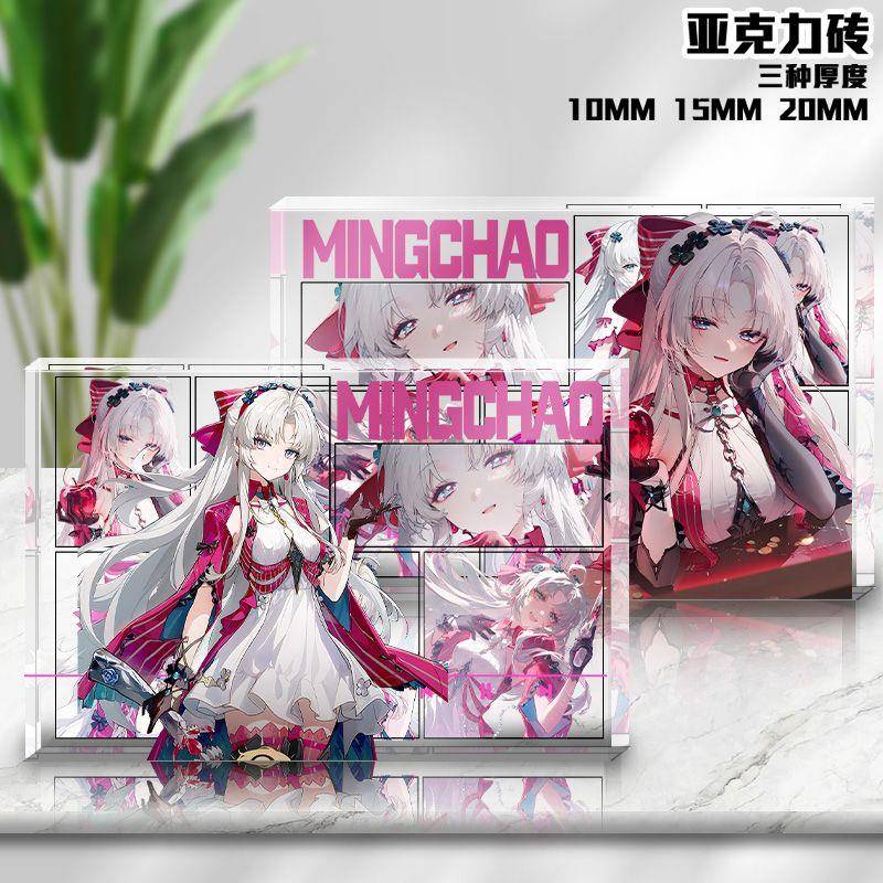 鸣潮珂莱塔黎那汐塔高透亚克力砖游戏周边学生收藏立牌装饰礼物女