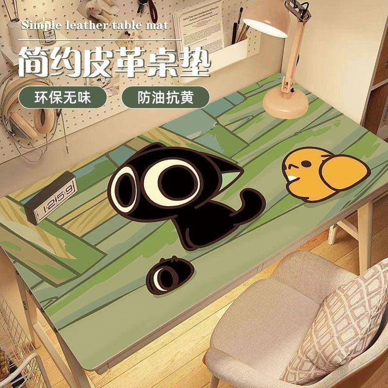 罗小黑战记皮革垫动漫周边风息小白黑猫超大号桌垫定制电脑键盘