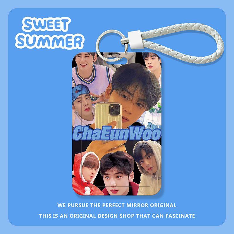 车银优学生滑盖卡套饭卡公交卡身份证件保护套门禁卡校园卡收纳